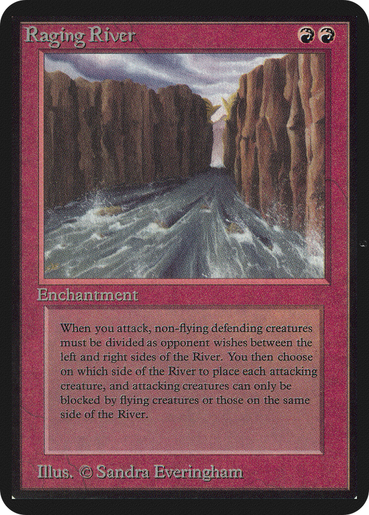 Raging River (LEA-168) - Limited Edition Alpha - Premium MTG Single from Wizards of the Coast - Just $404.80! Shop now at Game Crave Tournament Store