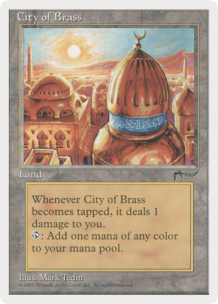 City of Brass (CHR-112) - Chronicles - Premium MTG Single from Wizards of the Coast - Just $4.69! Shop now at Game Crave Tournament Store