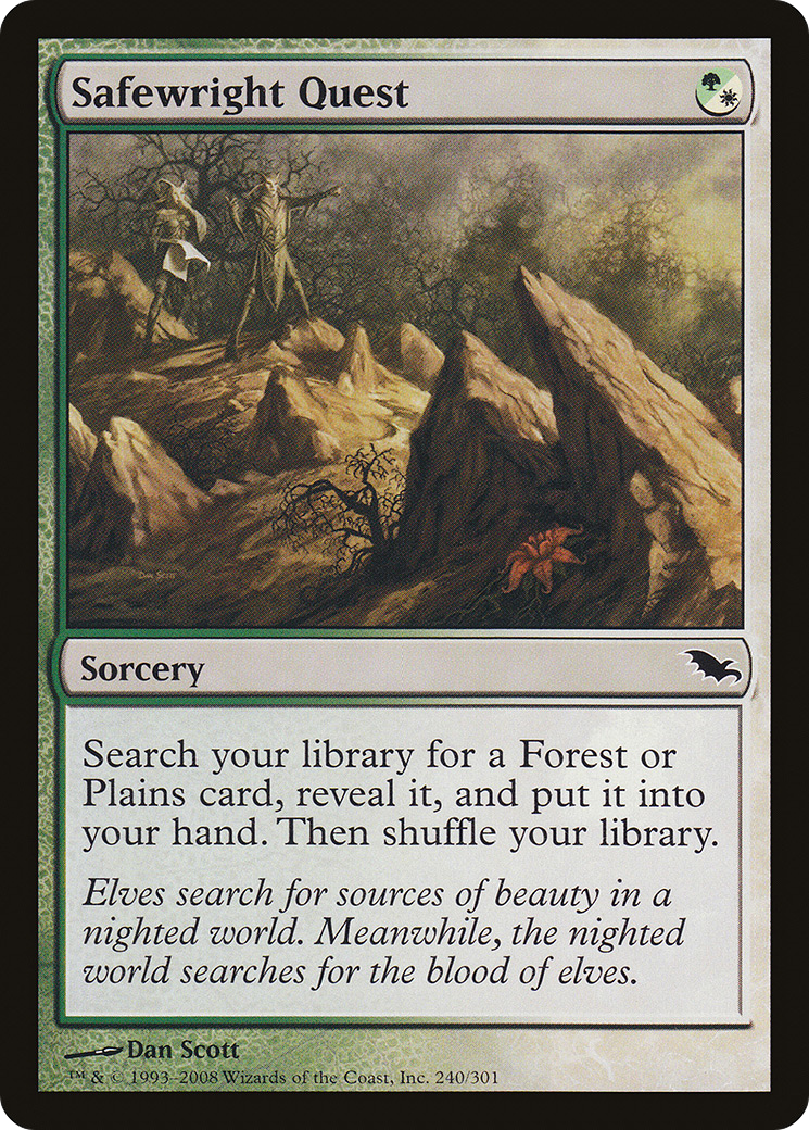 Safewright Quest (SHM-240) - Shadowmoor - Premium MTG Single from Wizards of the Coast - Just $0.08! Shop now at Game Crave Tournament Store