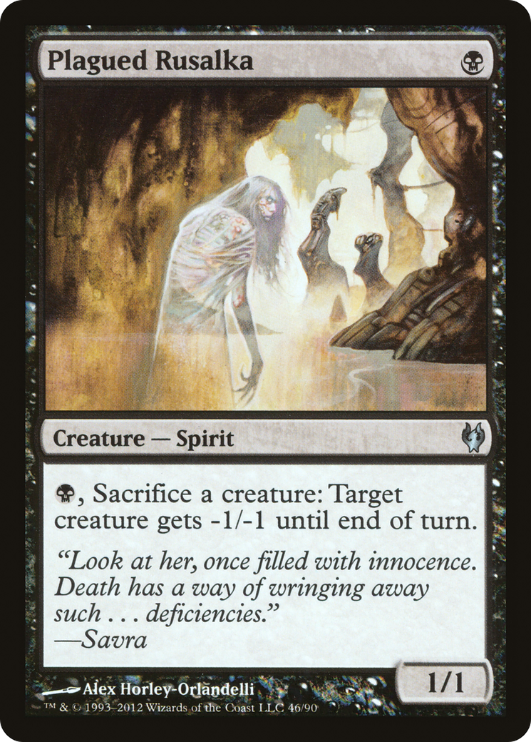 Plagued Rusalka (DDJ-046) - Duel Decks: Izzet vs. Golgari - Premium MTG Single from Wizards of the Coast - Just $0.25! Shop now at Game Crave Tournament Store