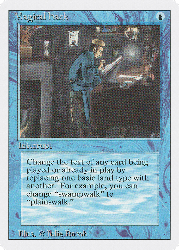 Magical Hack (3ED-065) - Revised Edition - Premium MTG Single from Wizards of the Coast - Just $2.59! Shop now at Game Crave Tournament Store