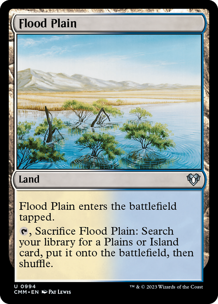 Flood Plain (CMM-994) - Commander Masters - Premium MTG Single from Wizards of the Coast - Just $0.08! Shop now at Game Crave Tournament Store