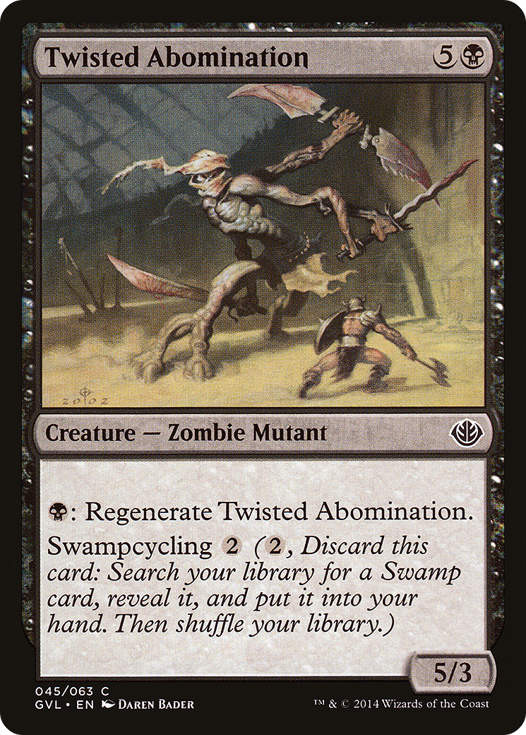 Twisted Abomination (GVL-045) - Duel Decks Anthology: Garruk vs. Liliana - Premium MTG Single from Wizards of the Coast - Just $0.08! Shop now at Game Crave Tournament Store