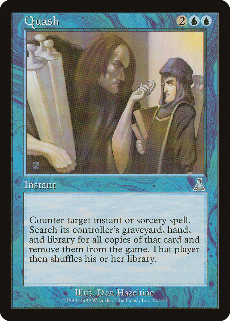 Quash (UDS-042) - Urza's Destiny - Premium MTG Single from Wizards of the Coast - Just $0.23! Shop now at Game Crave Tournament Store