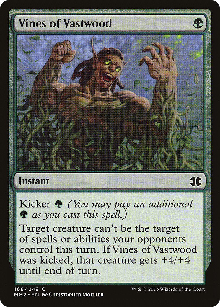 Vines of Vastwood (MM2-168) - Modern Masters 2015 - Premium MTG Single from Wizards of the Coast - Just $1.14! Shop now at Game Crave Tournament Store