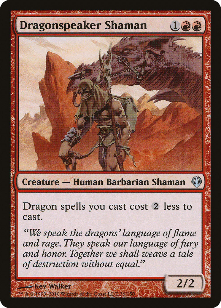 Dragonspeaker Shaman (ARC-036) - Archenemy - Premium MTG Single from Wizards of the Coast - Just $3.21! Shop now at Game Crave Tournament Store