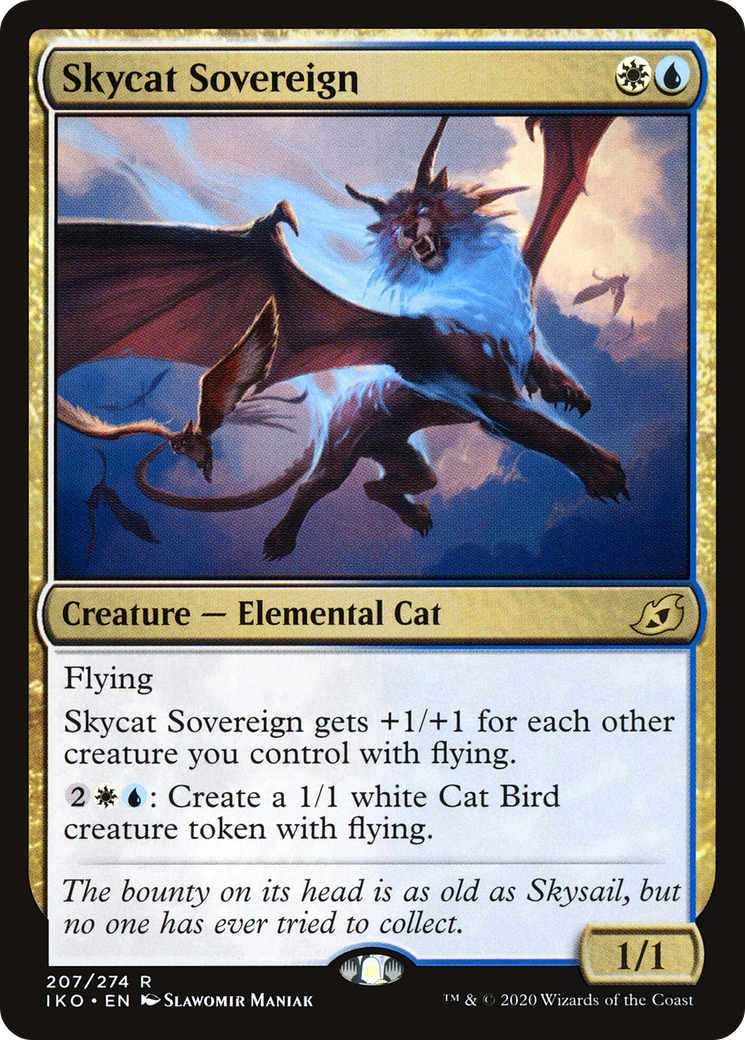 Skycat Sovereign (IKO-207) - Ikoria: Lair of Behemoths Foil - Premium MTG Single from Wizards of the Coast - Just $0.13! Shop now at Game Crave Tournament Store
