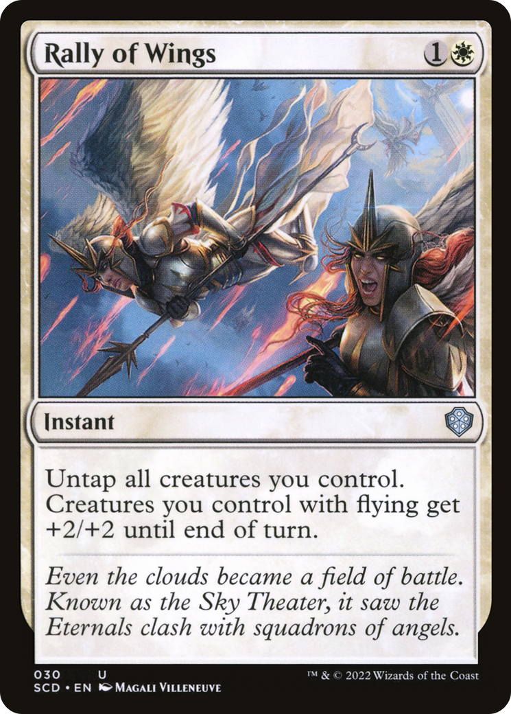 Rally of Wings (SCD-030) - Starter Commander Decks - Premium MTG Single from Wizards of the Coast - Just $0.08! Shop now at Game Crave Tournament Store
