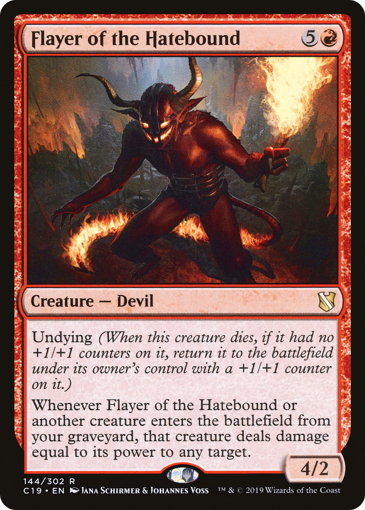 Flayer of the Hatebound (C19-144) - Commander 2019 - Premium MTG Single from Wizards of the Coast - Just $0.11! Shop now at Game Crave Tournament Store