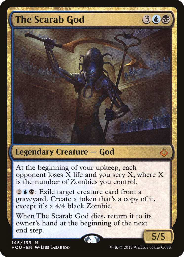 The Scarab God (HOU-145) - Hour of Devastation - Premium MTG Single from Wizards of the Coast - Just $1.98! Shop now at Game Crave Tournament Store