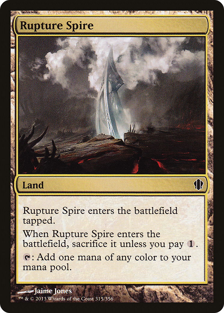 Rupture Spire (C13-315) - Commander 2013 - Premium MTG Single from Wizards of the Coast - Just $0.08! Shop now at Game Crave Tournament Store