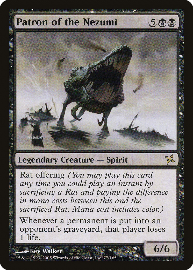 Patron of the Nezumi (BOK-077) - Betrayers of Kamigawa - Premium MTG Single from Wizards of the Coast - Just $0.10! Shop now at Game Crave Tournament Store