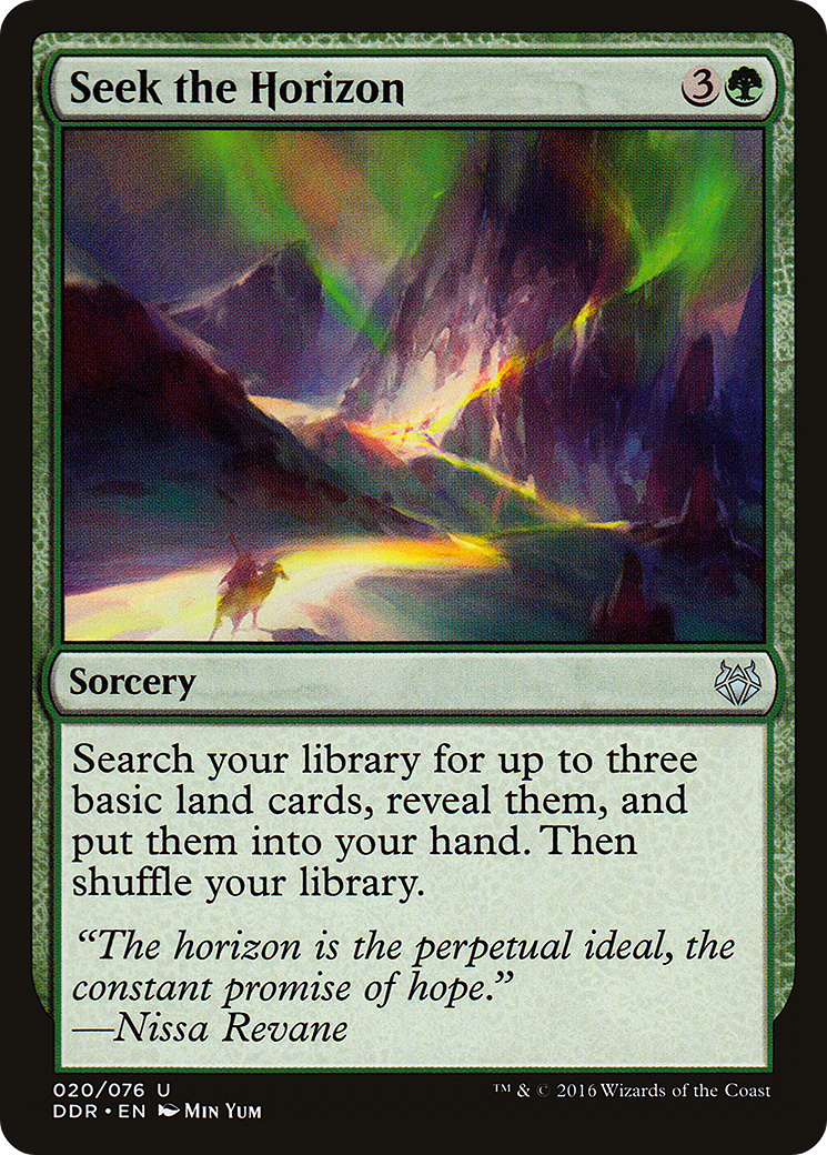 Seek the Horizon (DDR-020) - Duel Decks: Nissa vs. Ob Nixilis - Premium MTG Single from Wizards of the Coast - Just $0.08! Shop now at Game Crave Tournament Store