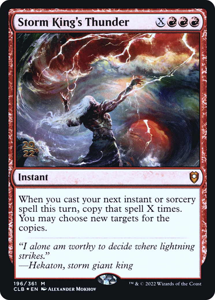 Storm King's Thunder (PCLB-196S) - Battle for Baldur's Gate Promos Foil - Premium MTG Single from Wizards of the Coast - Just $0.59! Shop now at Game Crave Tournament Store