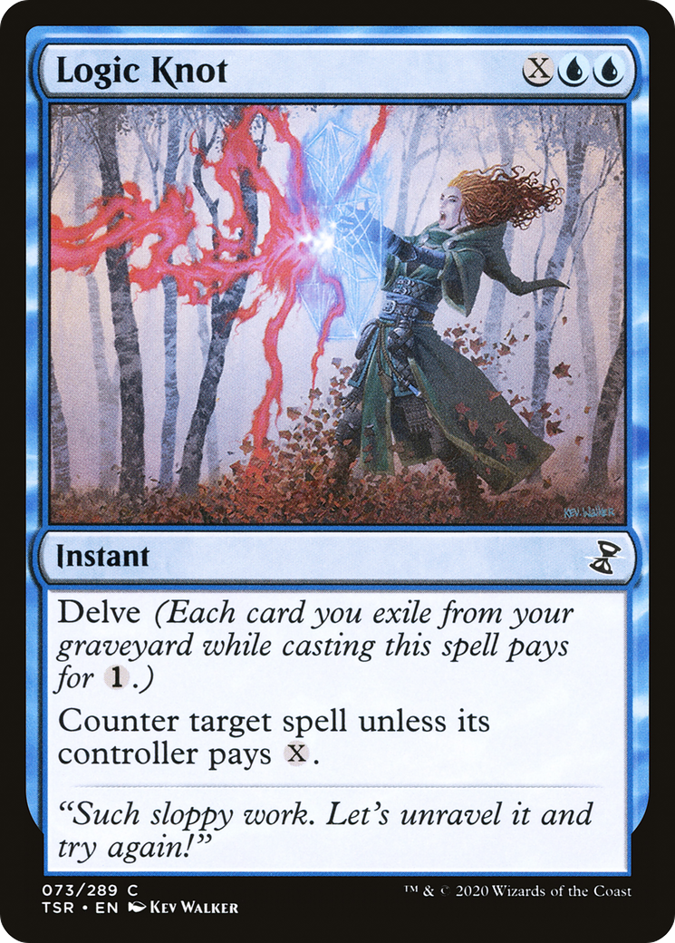Logic Knot (TSR-073) - Time Spiral Remastered Foil - Premium MTG Single from Wizards of the Coast - Just $0.42! Shop now at Game Crave Tournament Store