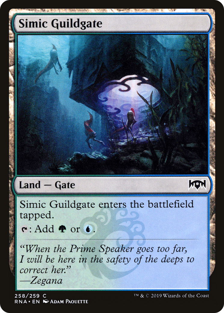 Simic Guildgate (RNA-258) - Ravnica Allegiance - Premium MTG Single from Wizards of the Coast - Just $0.25! Shop now at Game Crave Tournament Store