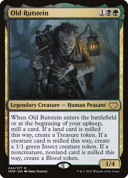 Old Rutstein (VOW-244) - Innistrad: Crimson Vow - Premium MTG Single from Wizards of the Coast - Just $0.12! Shop now at Game Crave Tournament Store