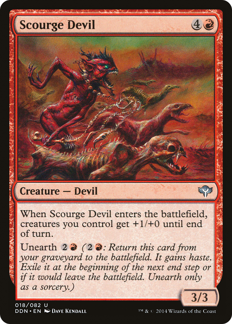 Scourge Devil (DDN-018) - Duel Decks: Speed vs. Cunning - Premium MTG Single from Wizards of the Coast - Just $0.08! Shop now at Game Crave Tournament Store
