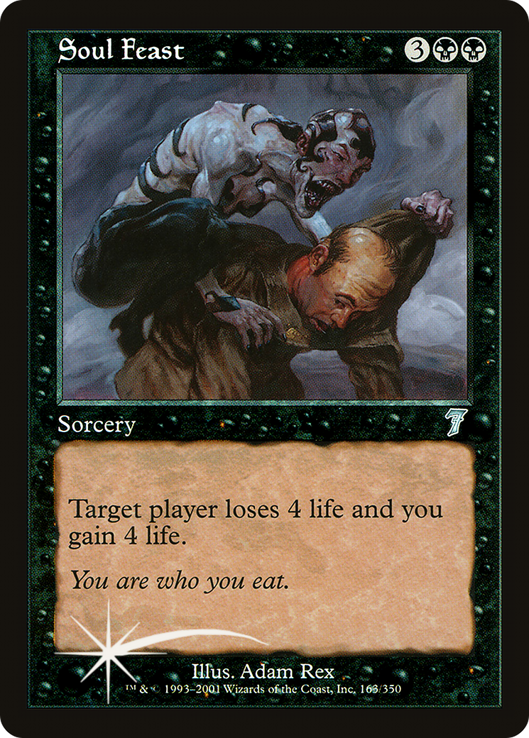 Soul Feast (7ED-163★) - Seventh Edition Foil - Premium MTG Single from Wizards of the Coast - Just $0.72! Shop now at Game Crave Tournament Store