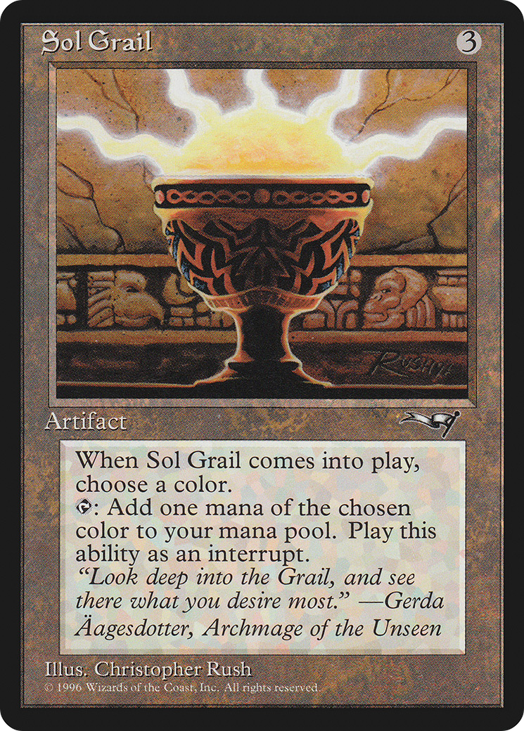 Sol Grail (ALL-130) - Alliances - Premium MTG Single from Wizards of the Coast - Just $0.08! Shop now at Game Crave Tournament Store