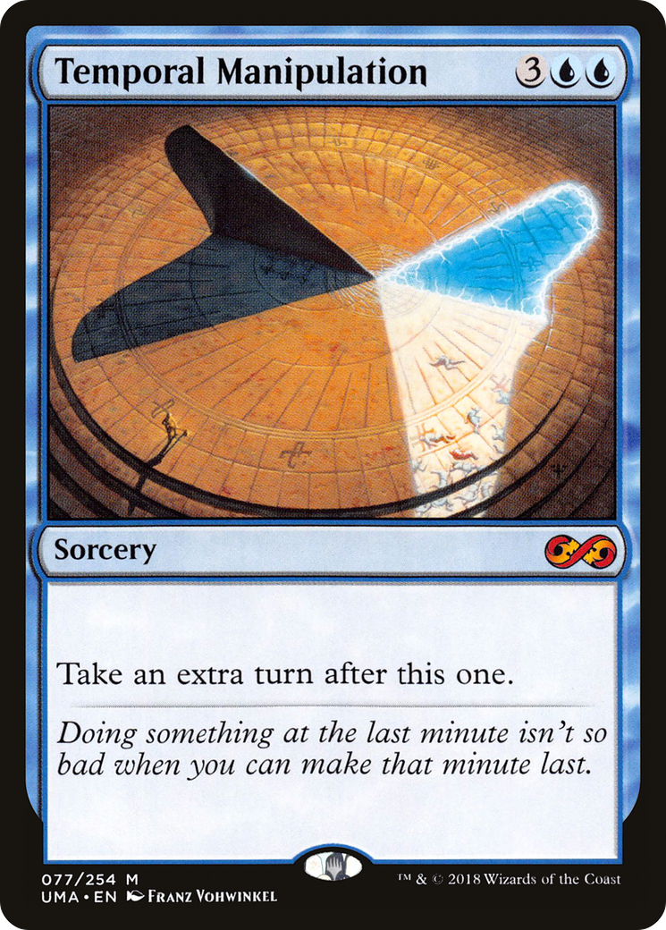 Temporal Manipulation (UMA-077) - Ultimate Masters Foil - Premium MTG Single from Wizards of the Coast - Just $3.62! Shop now at Game Crave Tournament Store