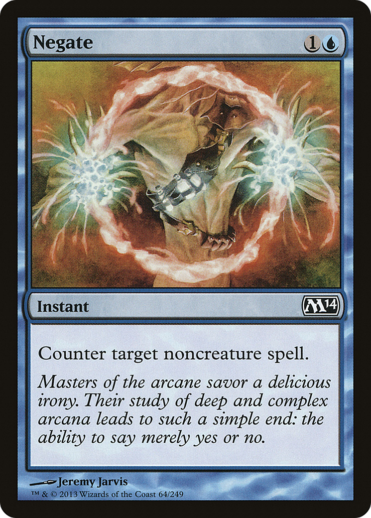 Negate (M14-064) - Magic 2014 - Premium MTG Single from Wizards of the Coast - Just $0.08! Shop now at Game Crave Tournament Store