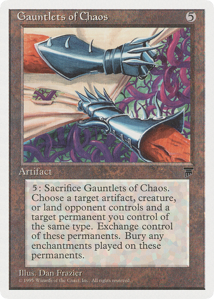 Gauntlets of Chaos (CHR-099) - Chronicles - Premium MTG Single from Wizards of the Coast - Just $0.08! Shop now at Game Crave Tournament Store