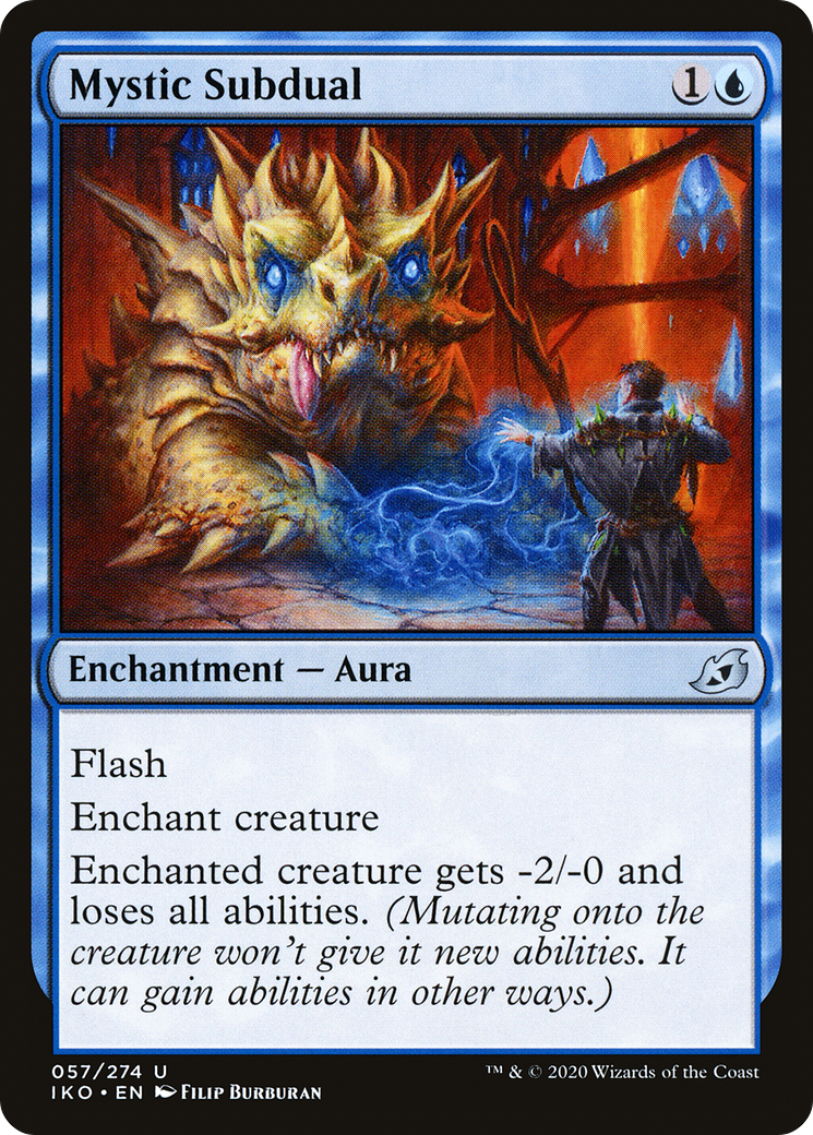 Mystic Subdual (IKO-057) - Ikoria: Lair of Behemoths - Premium MTG Single from Wizards of the Coast - Just $0.08! Shop now at Game Crave Tournament Store