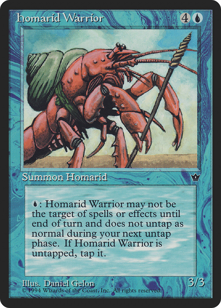 Homarid Warrior (FEM-22A) - Fallen Empires - Premium MTG Single from Wizards of the Coast - Just $0.08! Shop now at Game Crave Tournament Store