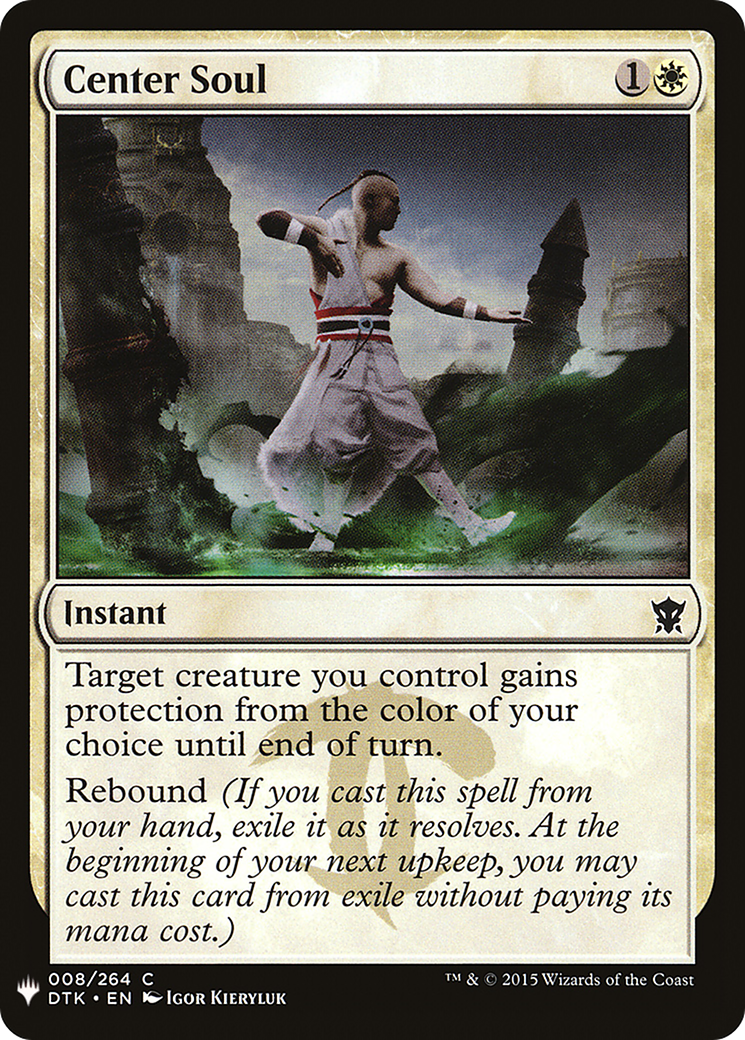 Center Soul (MB1-051) - Mystery Booster - Premium MTG Single from Wizards of the Coast - Just $0.08! Shop now at Game Crave Tournament Store