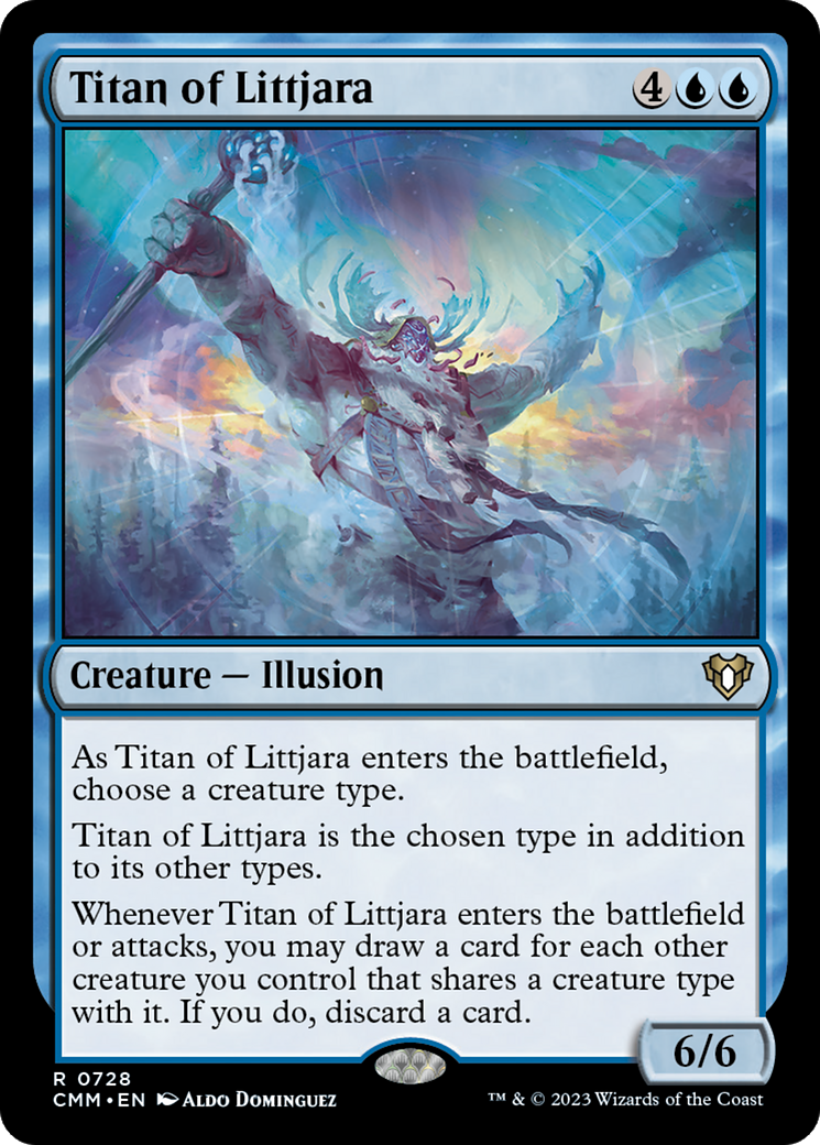 Titan of Littjara (CMM-728) - Commander Masters - Premium MTG Single from Wizards of the Coast - Just $4.74! Shop now at Game Crave Tournament Store