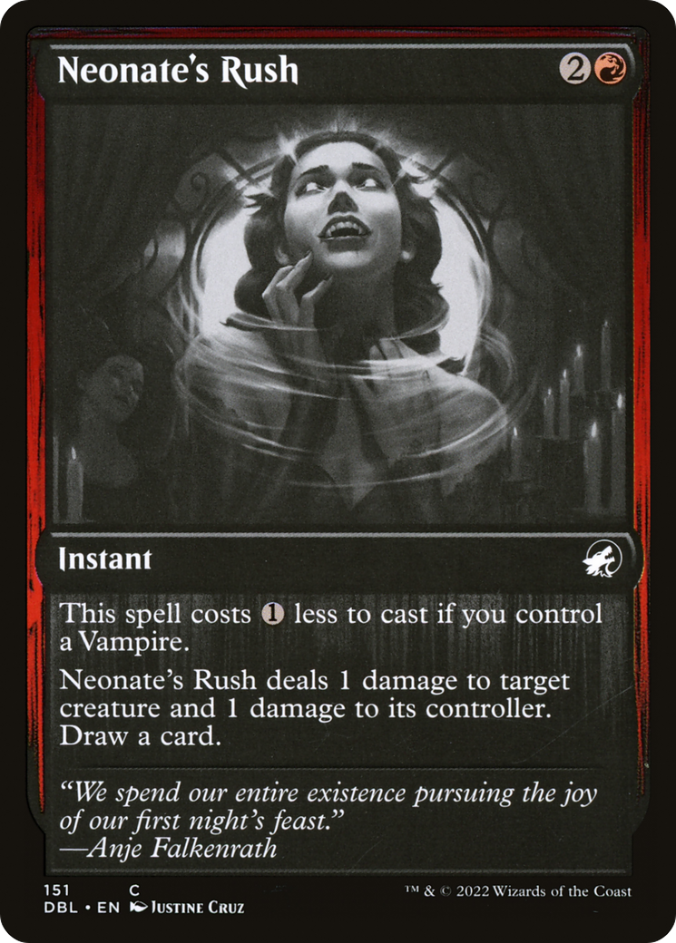 Neonate's Rush (DBL-151) - Innistrad: Double Feature - Premium MTG Single from Wizards of the Coast - Just $0.08! Shop now at Game Crave Tournament Store