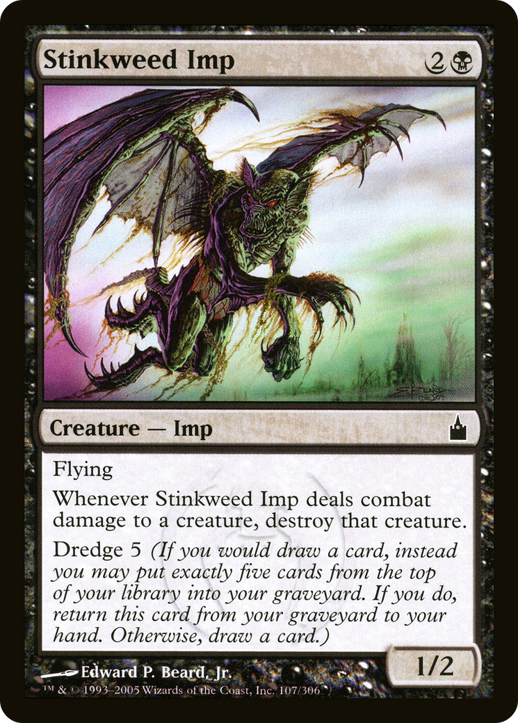 Stinkweed Imp (RAV-107) - Ravnica: City of Guilds - Premium MTG Single from Wizards of the Coast - Just $0.86! Shop now at Game Crave Tournament Store