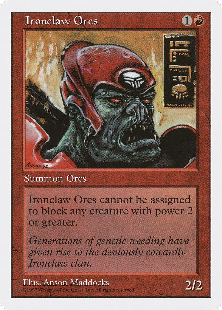 Ironclaw Orcs (5ED-245) - Fifth Edition - Premium MTG Single from Wizards of the Coast - Just $0.08! Shop now at Game Crave Tournament Store