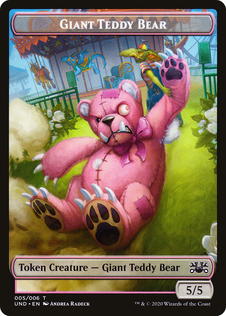 Giant Teddy Bear (TUND-005) - Unsanctioned Tokens - Premium MTG Single from Wizards of the Coast - Just $0! Shop now at Game Crave Tournament Store