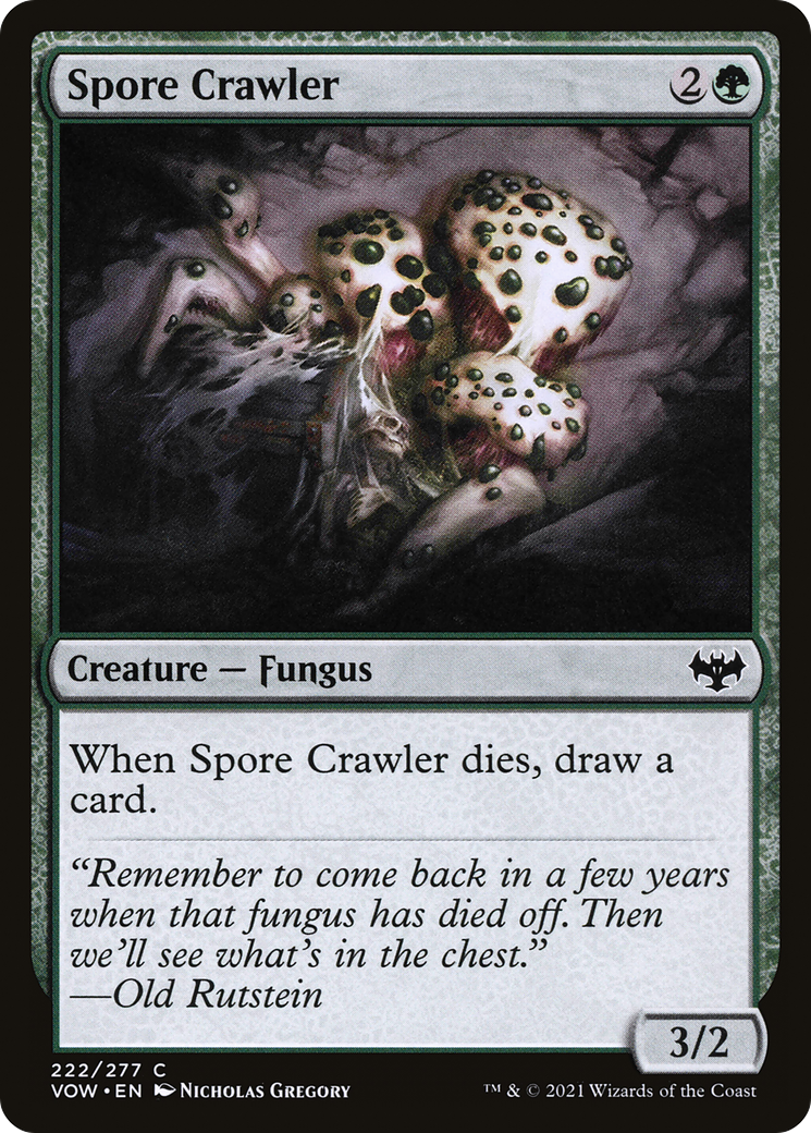 Spore Crawler (VOW-222) - Innistrad: Crimson Vow Foil - Premium MTG Single from Wizards of the Coast - Just $0.08! Shop now at Game Crave Tournament Store