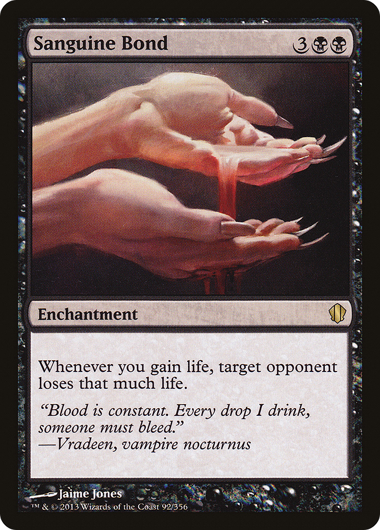 Sanguine Bond (C13-092) - Commander 2013 - Premium MTG Single from Wizards of the Coast - Just $3.17! Shop now at Game Crave Tournament Store