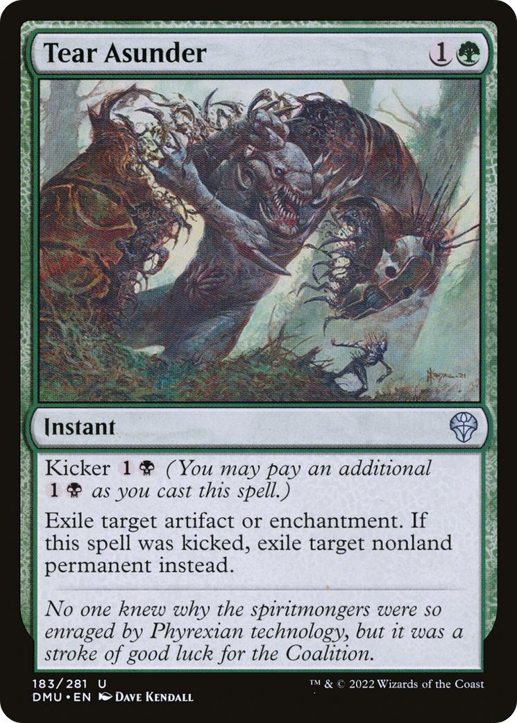Tear Asunder (DMU-183) - Dominaria United - Premium MTG Single from Wizards of the Coast - Just $0.14! Shop now at Game Crave Tournament Store