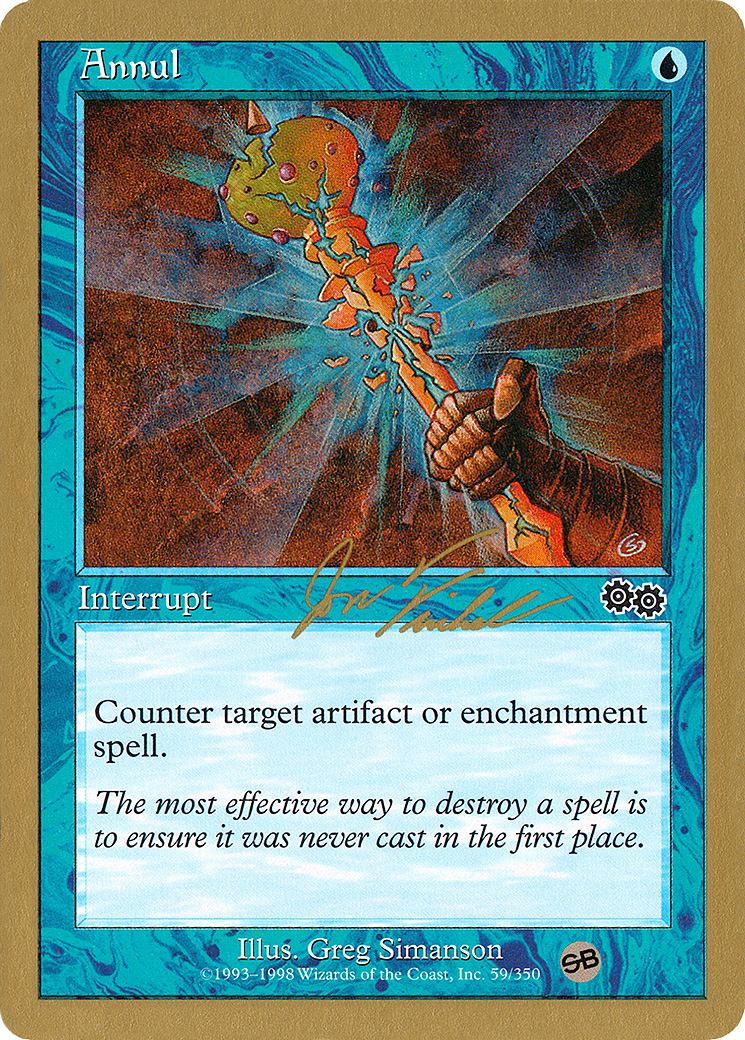 Annul (WC00-JF59SB) - World Championship Decks 2000 - Premium MTG Single from Wizards of the Coast - Just $0.25! Shop now at Game Crave Tournament Store
