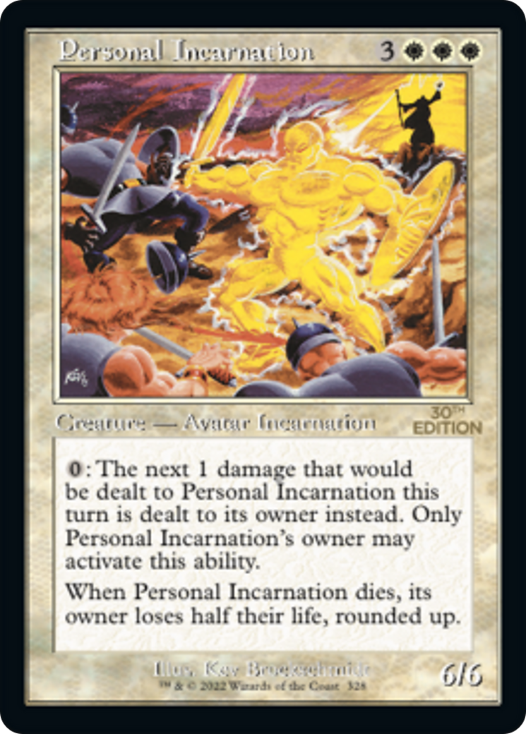 Personal Incarnation (30A-328) - 30th Anniversary Edition - Premium MTG Single from Wizards of the Coast - Just $78.48! Shop now at Game Crave Tournament Store
