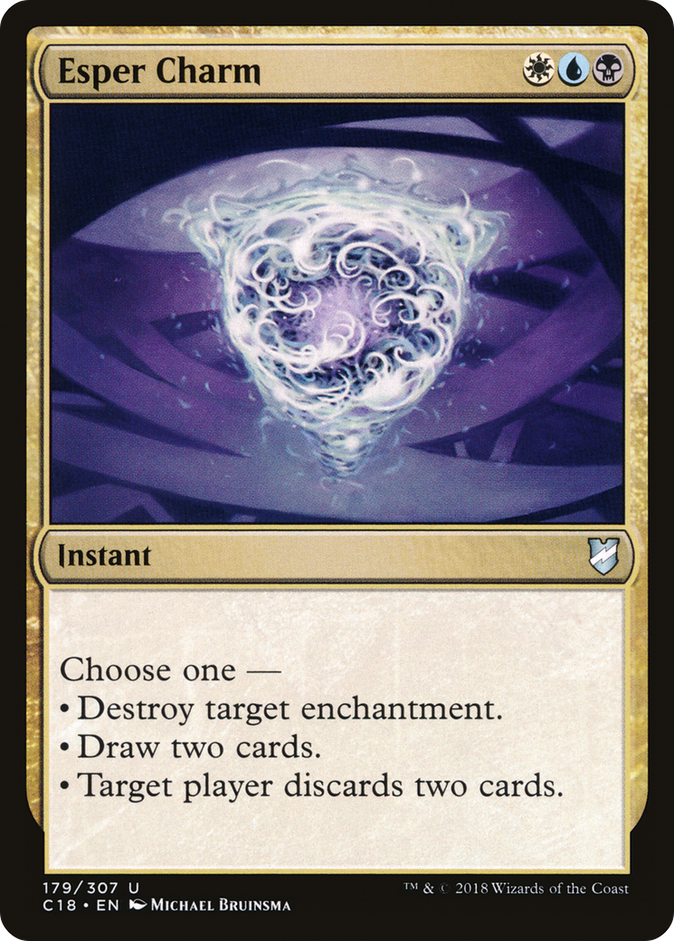 Esper Charm (C18-179) - Commander 2018 - Premium MTG Single from Wizards of the Coast - Just $0.09! Shop now at Game Crave Tournament Store