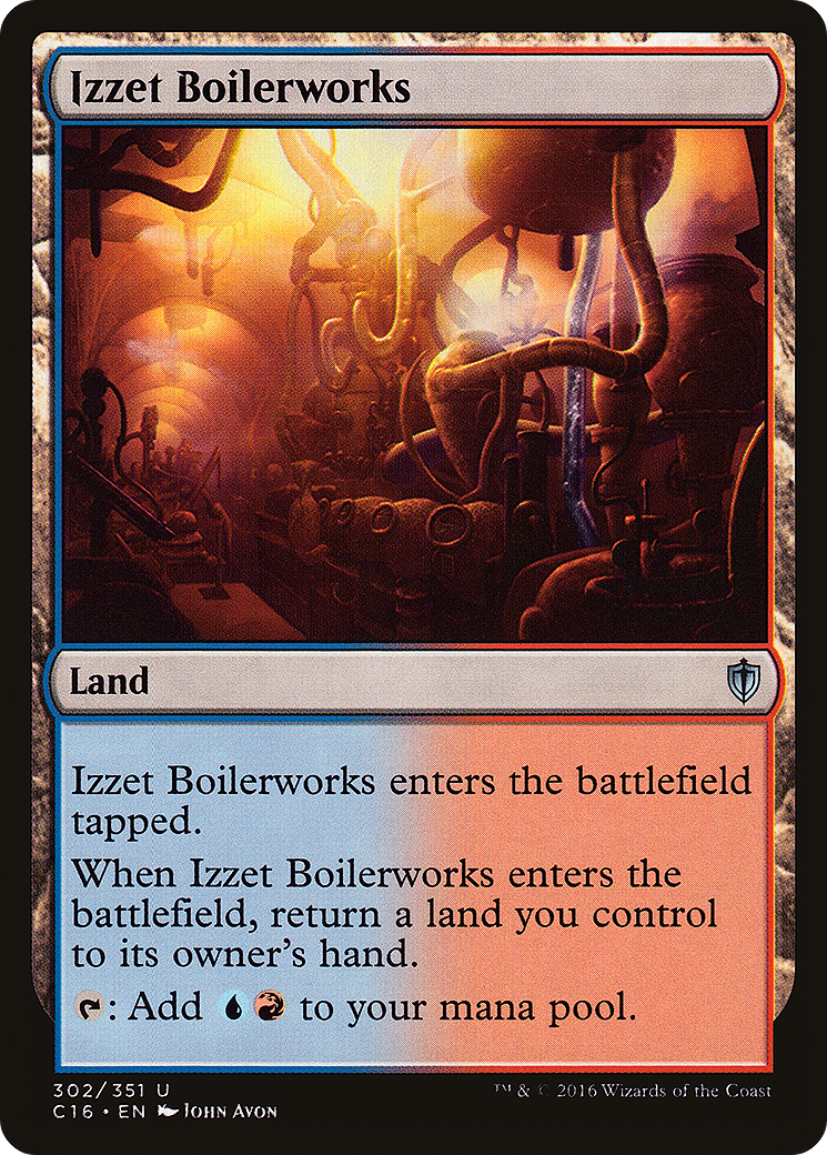 Izzet Boilerworks (C16-302) - Commander 2016 - Premium MTG Single from Wizards of the Coast - Just $0.08! Shop now at Game Crave Tournament Store