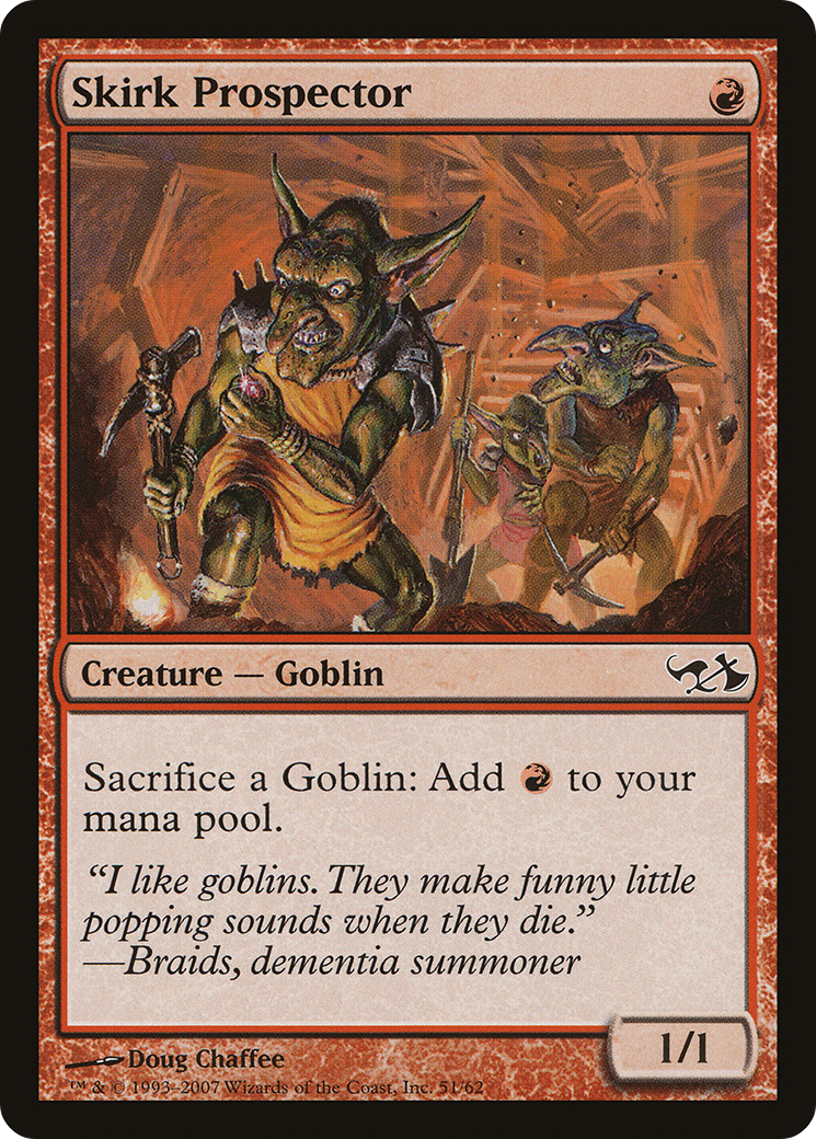 Skirk Prospector (DD1-051) - Duel Decks: Elves vs. Goblins - Premium MTG Single from Wizards of the Coast - Just $0.43! Shop now at Game Crave Tournament Store