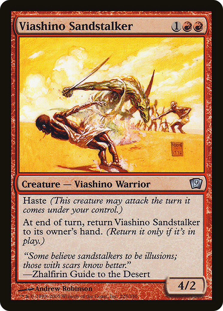 Viashino Sandstalker (9ED-225★) - Ninth Edition Foil - Premium MTG Single from Wizards of the Coast - Just $0.09! Shop now at Game Crave Tournament Store
