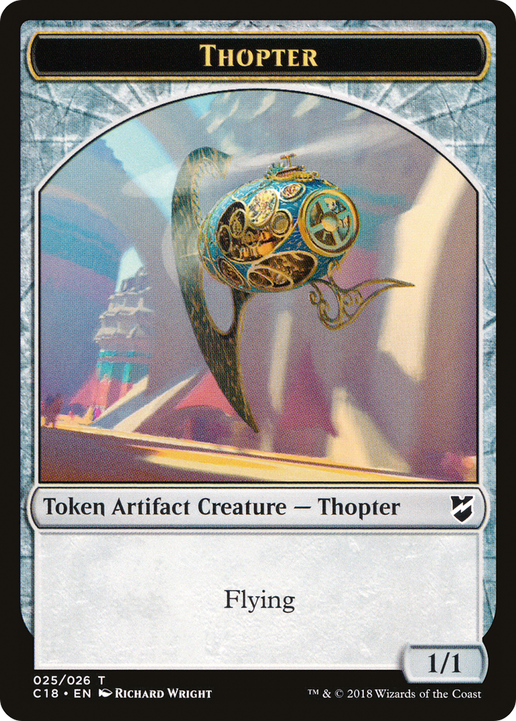 Thopter (TC18-025) - Commander 2018 Tokens - Premium MTG Single from Wizards of the Coast - Just $0! Shop now at Game Crave Tournament Store