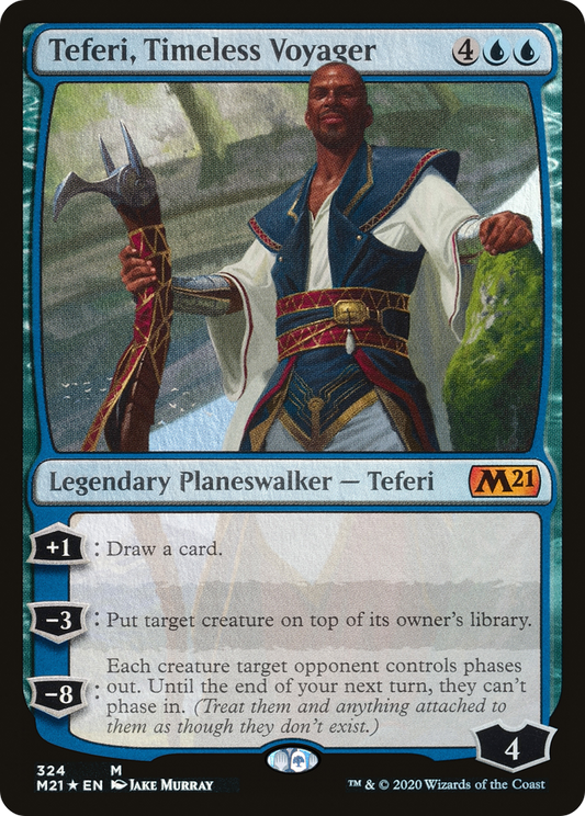 Teferi, Timeless Voyager (M21-324) - Core Set 2021 Foil - Premium MTG Single from Wizards of the Coast - Just $0.53! Shop now at Game Crave Tournament Store
