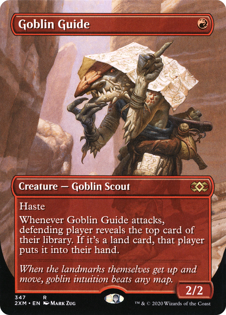 Goblin Guide (2XM-347) - Double Masters (Borderless) - Premium MTG Single from Wizards of the Coast - Just $0.53! Shop now at Game Crave Tournament Store