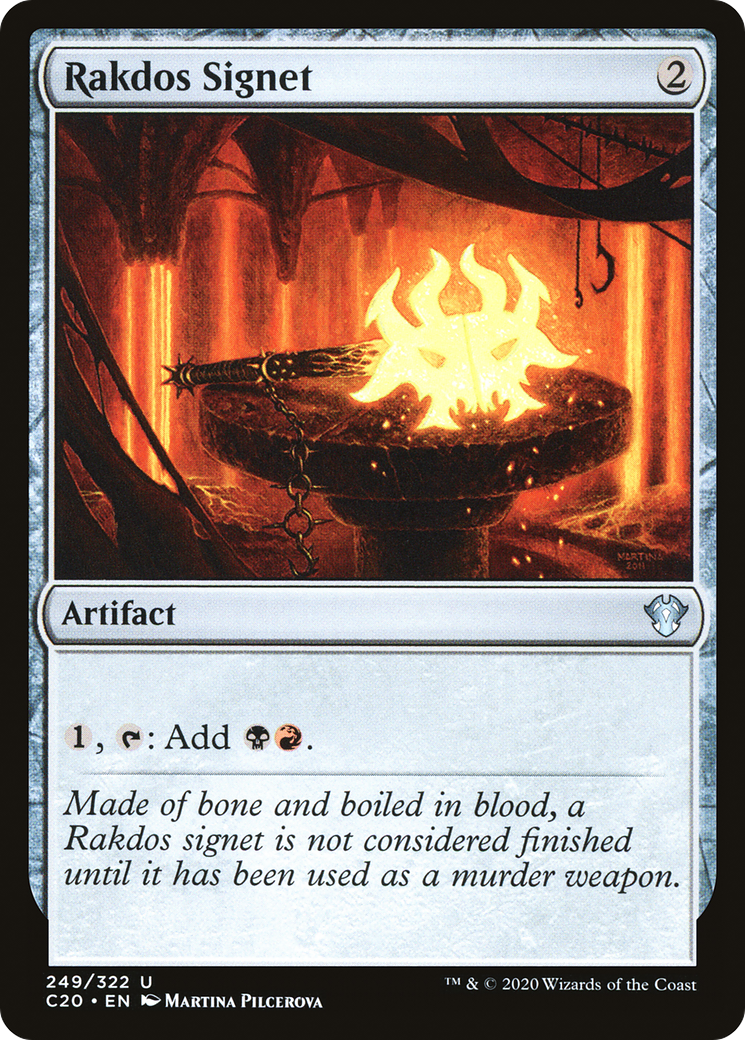 Rakdos Signet (C20-249) - Commander 2020 - Premium MTG Single from Wizards of the Coast - Just $0.23! Shop now at Game Crave Tournament Store