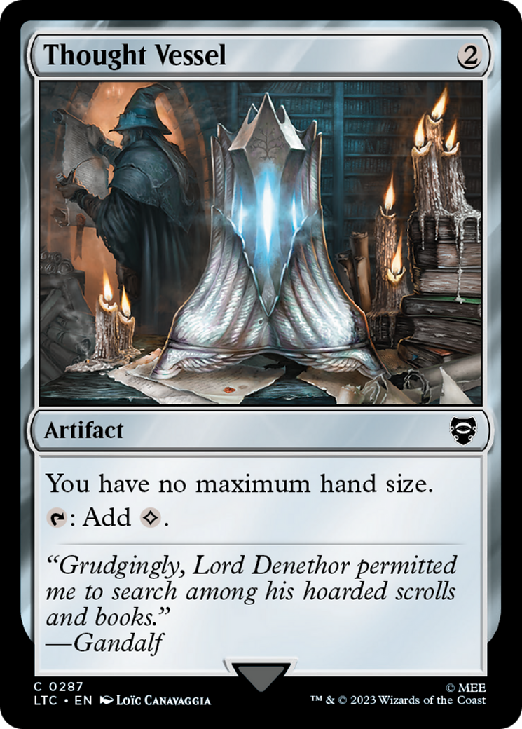 Thought Vessel (LTC-287) - Tales of Middle-earth Commander - Premium MTG Single from Wizards of the Coast - Just $0.29! Shop now at Game Crave Tournament Store