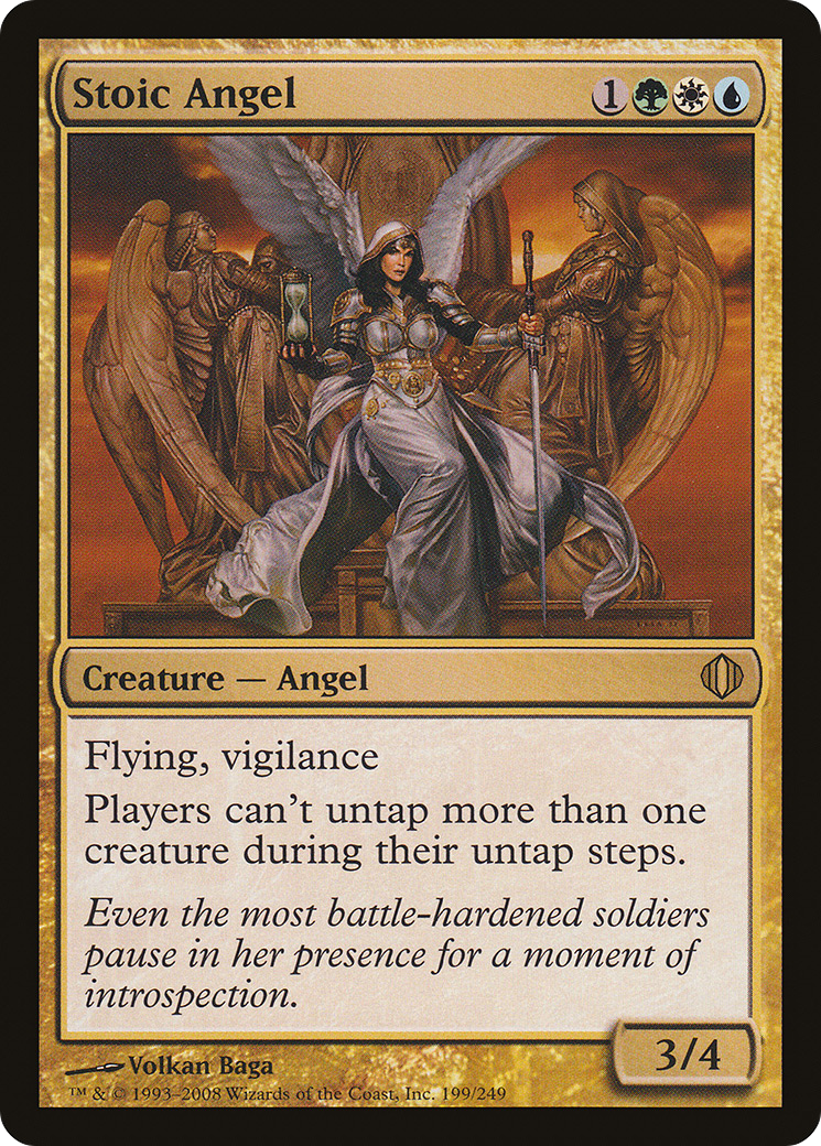 Stoic Angel (ALA-199) - Shards of Alara Foil - Premium MTG Single from Wizards of the Coast - Just $1.94! Shop now at Game Crave Tournament Store